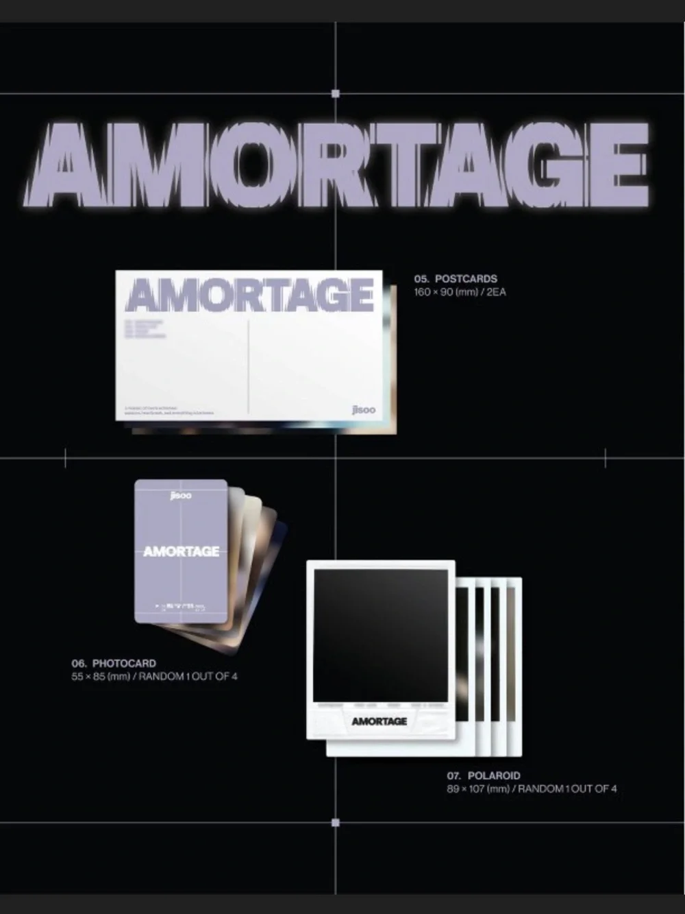 Jisoo- AMORTAGE (target exclusive cd) - Picture 3 of 5
